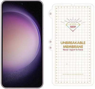ONCRAVES Impossible Screen Guard for Samsung Galaxy S24 | Fingerprint Sensor Working | Matte Unbreakable Membrane(Pack of 1)