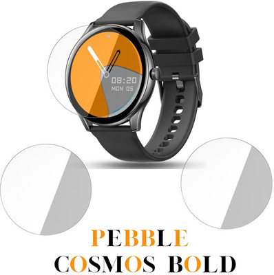 FCS Edge To Edge Screen Guard for PPebble Cosmos Bold(Pack of 3)