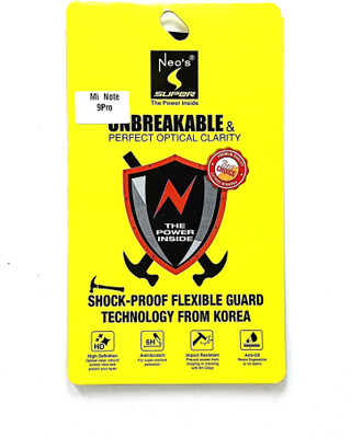 oval designs Impossible Screen Guard for Mi Note 9 Pro(Pack of 1)