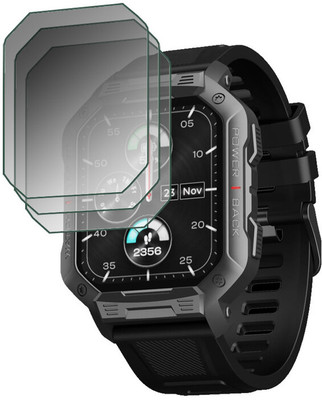 DOUMOF Impossible Screen Guard for boAt Wave Force SMARTWATCH(Pack of 3)