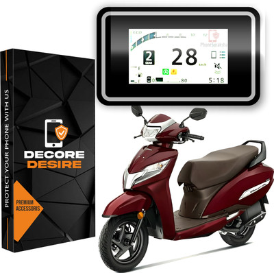 Decore Desire Impossible Screen Guard for New Honda Activa 125 (2025) Speedometer Glossy-9H Flexible Screen Protector(Pack of 1)