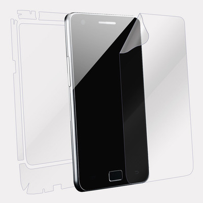 INDIKAN Front and Back Screen Guard for Samsung Galaxy S2 i9100(Pack of 1)