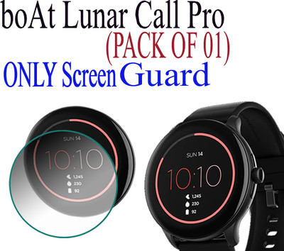 daffin Impossible Screen Guard for boAt Lunar Call Pro(Pack of 1)