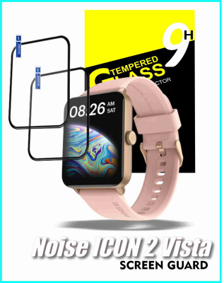 Olonga Impossible Screen Guard for NOISE ICON VISTA 2 SMART WATCH(Pack of 2)