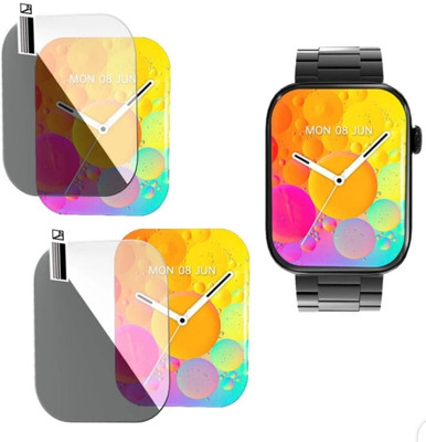 AHWAVEEDA Impossible Screen Guard for CROSSBEATS STELLR LARGEST 2.01 SMART WATCH SCREEN GUARD ( PACK OF 2)(Pack of 2)