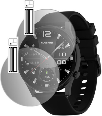 Screen Protector Impossible Screen Guard for SMARTWATCH Maxima Max Pro Power(Pack of 2)