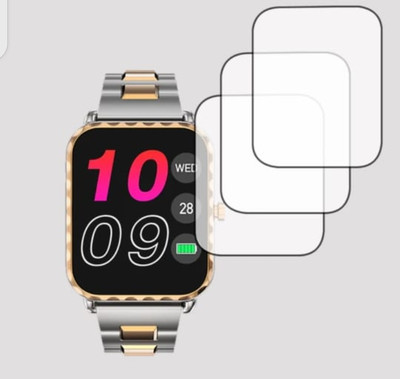 ZIDZEE Impossible Screen Guard for FIRE -BOLTT JEWEL SMART WATCH SCREEN GUARD (PACK OF 3)(Pack of 3)