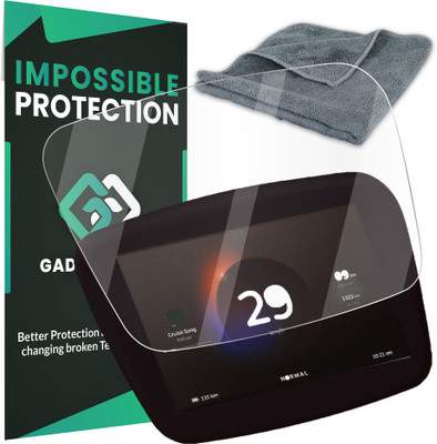 Gadget Glow Impossible Screen Guard for Ola S1 Pro, OLA S1, OLA EV S1 PRO, OLA EV S1, Edge to Edge Clear Guard with 300 GSM Microfiber Cloth 36cm x 36cm(Pack of 1)