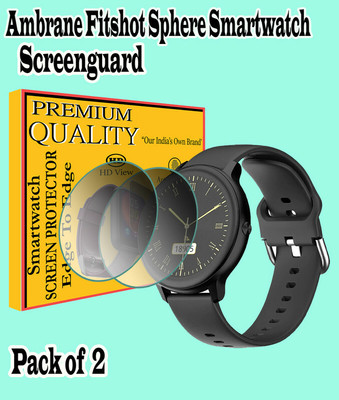 EZGER Impossible Screen Guard for ambrane fitshot sphere(Pack of 2)
