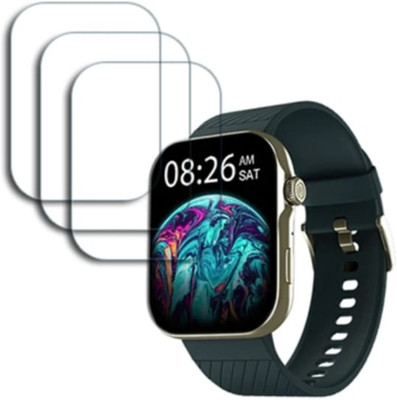 DB Impossible Screen Guard for NOISE COLORFIT ULTRA 3 1.96 SMART WATCH ( PACK OF 3)(Pack of 3)