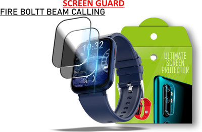 Olonga Impossible Screen Guard for FIRE BOLTT BEAM SMARTWATCH CALLING(Pack of 2)