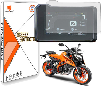 Protectorwala Impossible Screen Guard for KTM DUKE 390 GEN 3 Screen Guard Protector Accessories Motorcycle Color Digital Console Speedometer- Clear(Pack of 1)