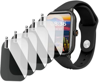 DOWRVIN Impossible Screen Guard for BEATXP UNBOUND NOVA 1.96 SMART WATCH (PACK OF 5)(Pack of 5)