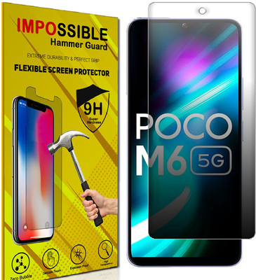 FCS Impossible Screen Guard for Xiaomi Poco M6 Front (Matte)(Pack of 1)