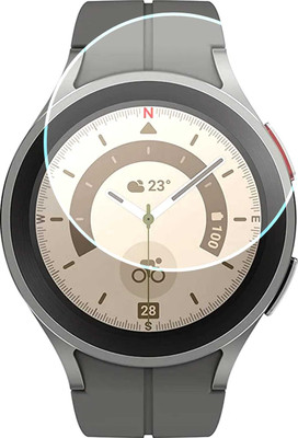 Fit size Impossible Screen Guard for Tempered glass plastic screen gaurd Fiber smart samsung galaxy watch 5 Pro(Pack of 1)