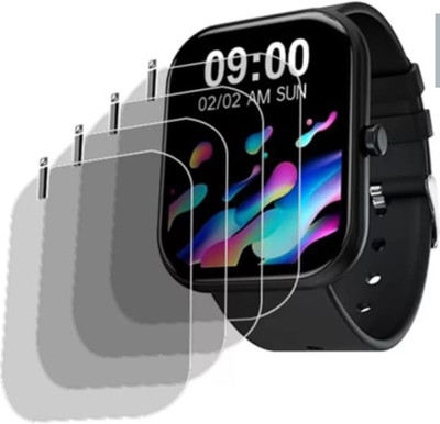 DOWRVIN Impossible Screen Guard for Fire Boltt Dazzle plus smart watch screen guard (pack of 4)(Pack of 4)