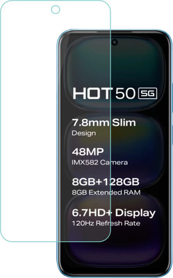 Vatsin Impossible Screen Guard for Infinix Hot 50 5G(Pack of 1)