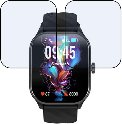 AHWAVEEDA Impossible Screen Guard for Best Fit Smartwatch Screen Protector for Fastrack World's First(Pack of 2)