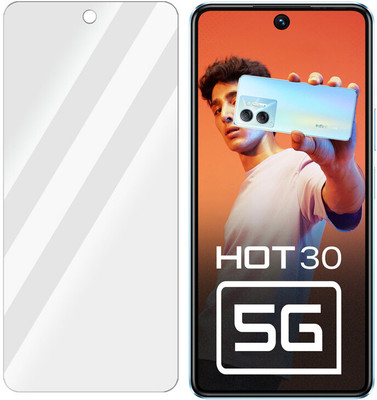 FCS Impossible Screen Guard for Infinix Hot 30 5G Front (Glossy)(Pack of 1)