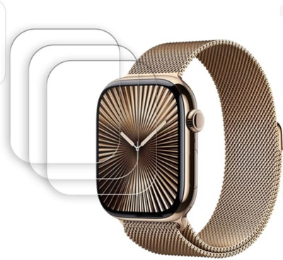 ZIDZEE Impossible Screen Guard for APPLE WATCH SERIES 10 46mm SMART WATCH SCREEN GUARD( PACK OF 3)(Pack of 3)