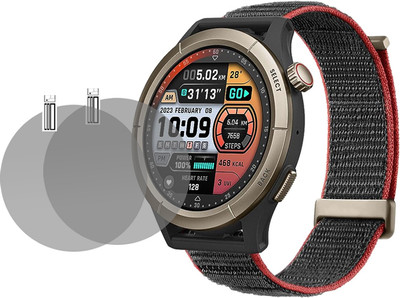 YCHROZE Impossible Screen Guard for Amazfit Cheetah(Pack of 2)