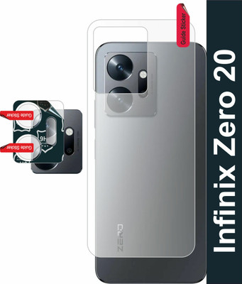 TIT ART Back Tempered Glass for Infinix Zero 20, Infinix Zero 20, {CAMERA GLASS}(Pack of 2)