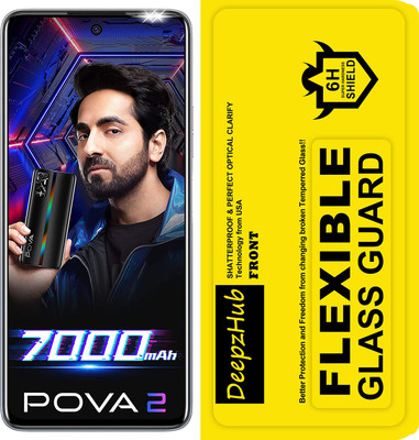 DeepzHub Impossible Screen Guard for Tecno Pova 2(Pack of 1)