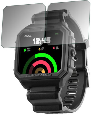 DOUMOF Impossible Screen Guard for Ambrane Fitshot Axis SMARTWATCH(Pack of 2)