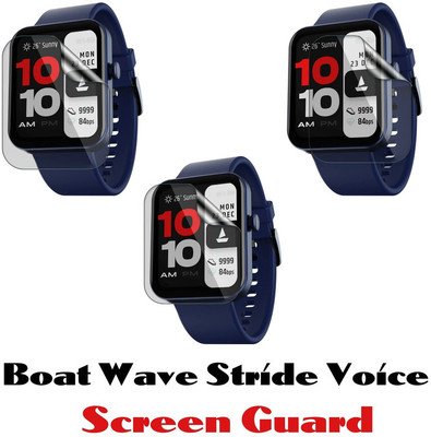 FCS Edge To Edge Screen Guard for boat wave stride voice(Pack of 3)