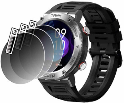 HIDEOUS Impossible Screen Guard for Kospet Tank T1 Pro(Pack of 3)