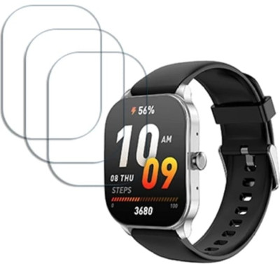 DOWRVIN Impossible Screen Guard for AMAZFIT POP 3S SMART WATCH (PACK OF 3)(Pack of 3)