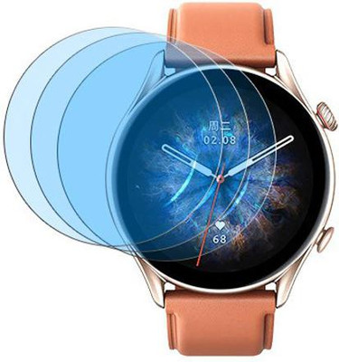SOMTONE Impossible Screen Guard for Amazfit GTR 3 Pro Smartwatch(Pack of 3)
