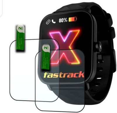 DB Impossible Screen Guard for FASTRACK REVOLTT X SMART WATCH SCREEN GUARD ( PACK OF 2)(Pack of 2)