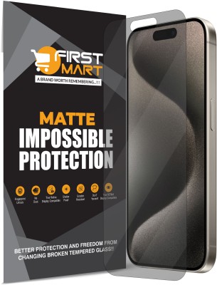 FIRST MART Impossible Screen Guard for iPhone 15 Pro, Apple iPhone 15 Pro, Apple 15 Pro(Pack of 1)