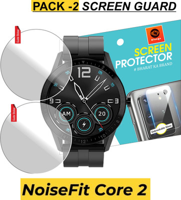 Olonga Impossible Screen Guard for NOISEFIT CORE 2 SMART WATCH(Pack of 2)