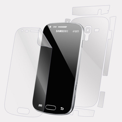 amuenterprises Front and Back Screen Guard for Samsung Galaxy S Duos(Pack of 1)
