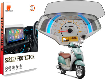 Protectorwala Impossible Screen Guard for SUZUKI ACCESS 125 ANALOG Speedometer Screen Guard Protector Accessories Scooter Clear(Pack of 1)
