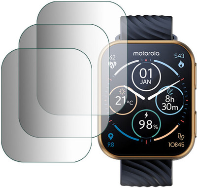 DOUMOF Impossible Screen Guard for Motorola Moto Watch 200 SCREEN(Pack of 3)