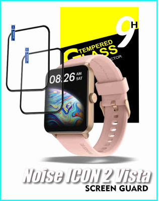 KANCHA Impossible Screen Guard for NOISE ICON VISTA 2 SMART WATCH(Pack of 2)