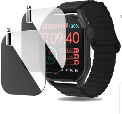 DB Impossible Screen Guard for PEBBLE VOGUE 1.96 SMART WATCH SCREEN GUARD ( PACK OF 2)(Pack of 2)