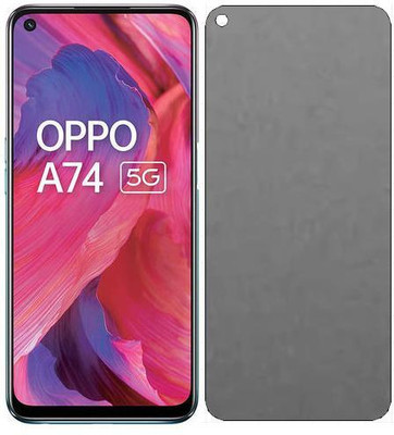 Kiksell Edge To Edge Tempered Glass for KS-Matte-NOV23-Oppo A74 5G(Pack of 1)