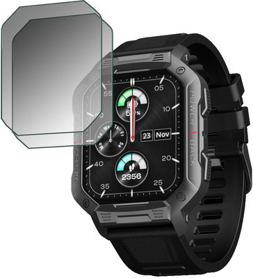 DOUMOF Impossible Screen Guard for boAt Wave Force SMARTWATCH(Pack of 2)