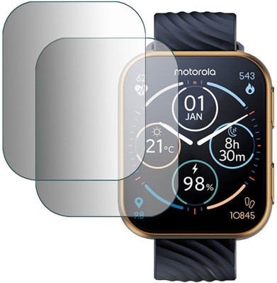 DOUMOF Impossible Screen Guard for Motorola Moto Watch 200 SCREEN GUARD(Pack of 2)