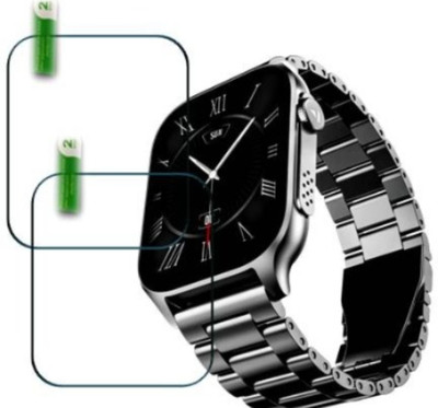 DB Impossible Screen Guard for BOAT ULTIMA EMBER 1.96 SMART WATCH SCREEN GUARD ( PACK OF 2)(Pack of 2)