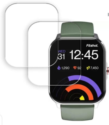 DB Impossible Screen Guard for FITSHORT CONNECT 1.85 SMART WATCH SCREEN GUARD)PACK OF 2)(Pack of 2)