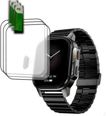 KHWABEEDA Impossible Screen Guard for FIRE -BOLTT SNAPP 4G SMART WATCH SCREEN GUARD (PACK OF 3)(Pack of 3)