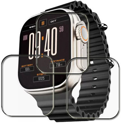 tombik Impossible Screen Guard for lo68-boAt Wave Genesis Smartwatch(Pack of 3)