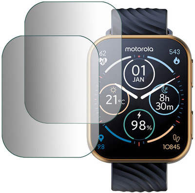 DOUMOF Impossible Screen Guard for Motorola Moto Watch 200 SMARTWATCH(Pack of 2)