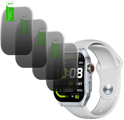 HIDEOUS Impossible Screen Guard for haylou watch s8(Pack of 4)