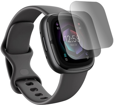 DOUMOF Impossible Screen Guard for Fitbit Sense 2 SMARTWATCH(Pack of 2)